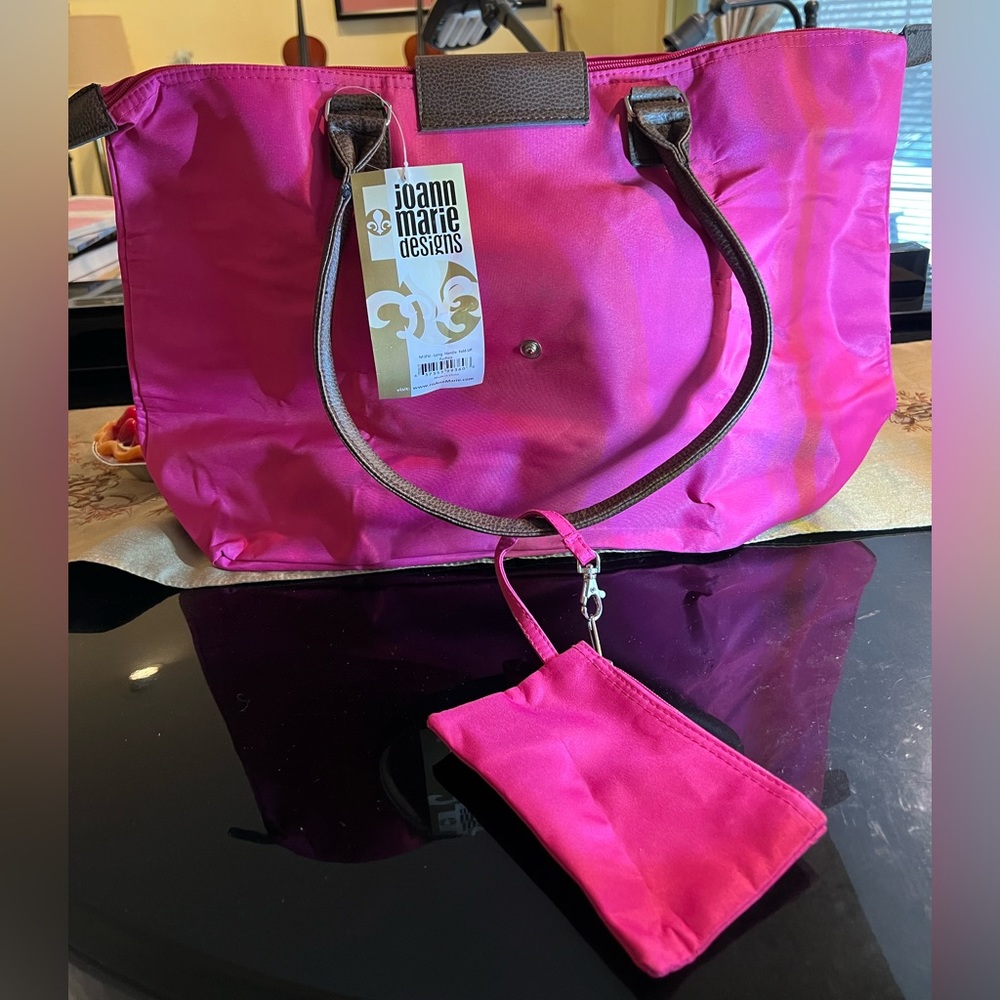Pink Packable Shopping Bag - Picture 2 of 3